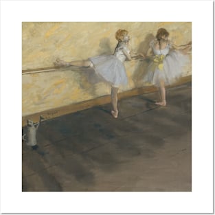 Dancers Practicing at the Bar by Edgar Degas Posters and Art